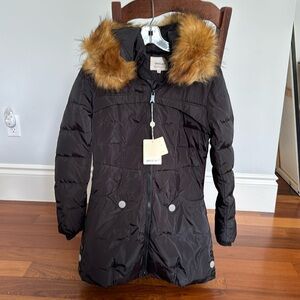 Black puffer jacket